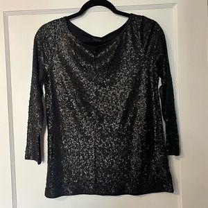 J. Crew NWT matte sequin tee